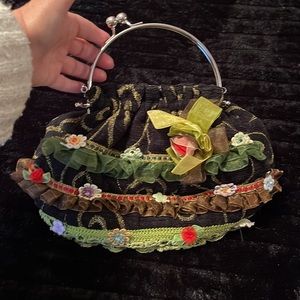Unique small purse ! Vintage Boho